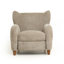 Chaise nordique, chaise multifonctionnelle en tissu de chenille, canapé décoratif, dossier incurvé, salle d'étude de loisirs, chameau,-215044783