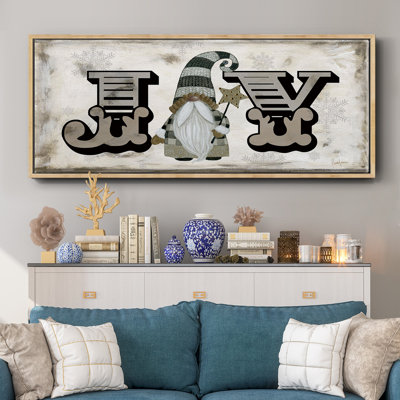 «Winter Wonderland Friends Joy», toile encadrée