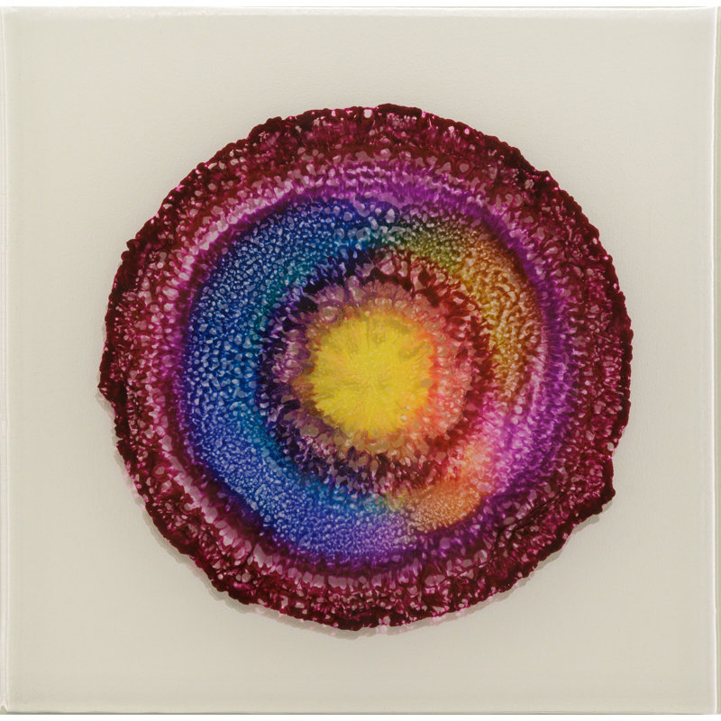 Allison Esley Handmade Boho Abstract Wall Decor on Resin