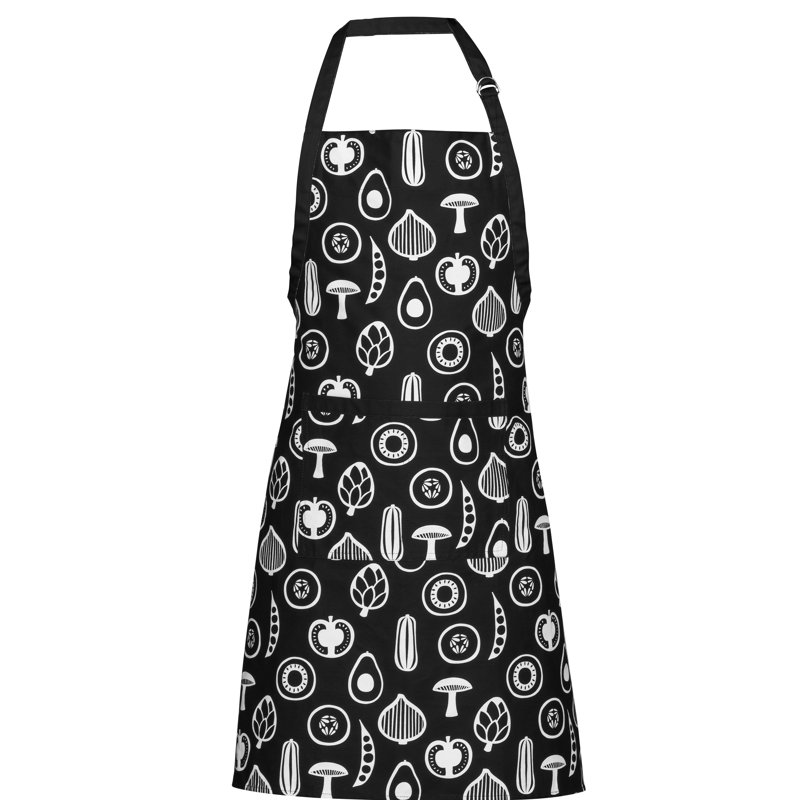 Bib Apron, Black