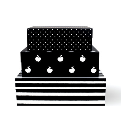 Nesting Box Set, Dots and Stripes 