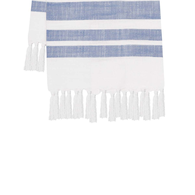 Serviette Morgan, Bleu