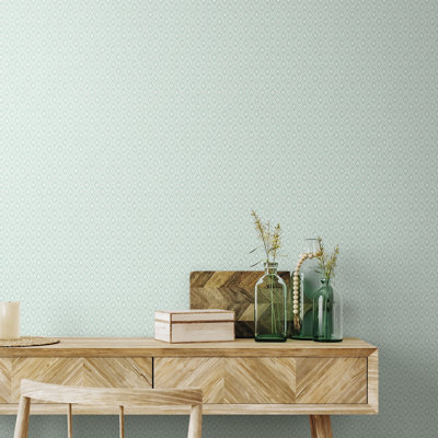 Ditsy Diamond - Blush 10m Wallpaper