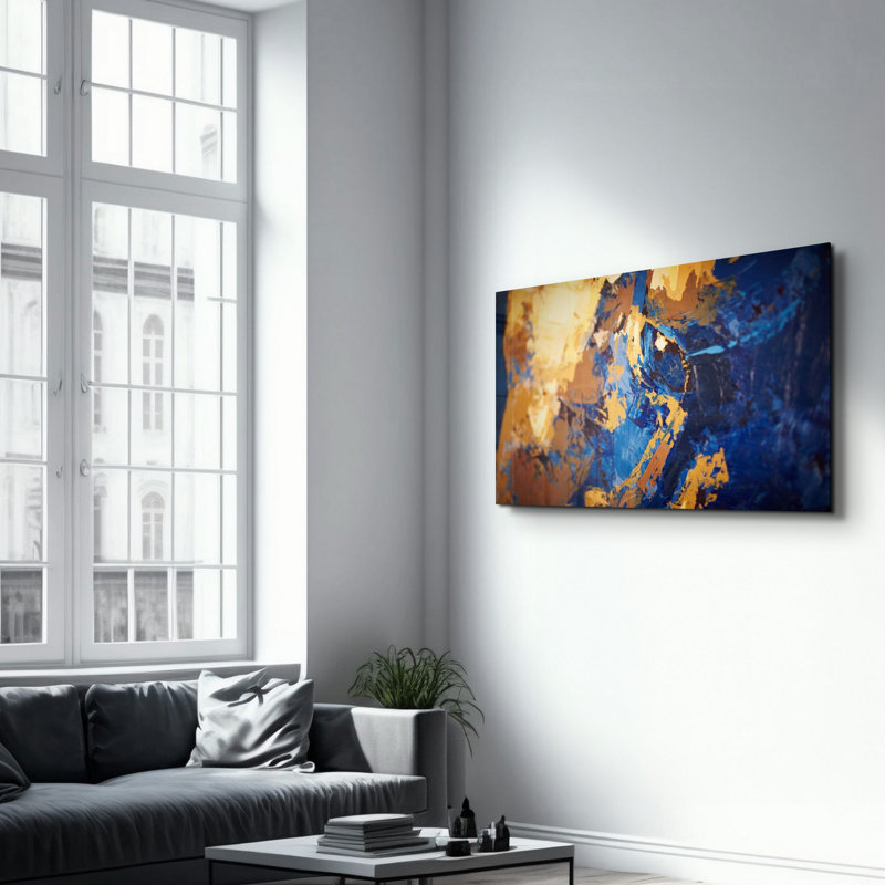 Peinture décorative en verre trempé