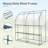 Aoodor 7x3x7 FT Lean to Greenhouse-90589153