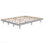 Structure de lit plateforme flottante pour grand lit de couleur moderne