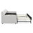 Upholstery DayBed with Twin Size Erectable Trundle and USB Charging Design-431012393