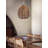 1-Light Brown Woven Rattan Pendant