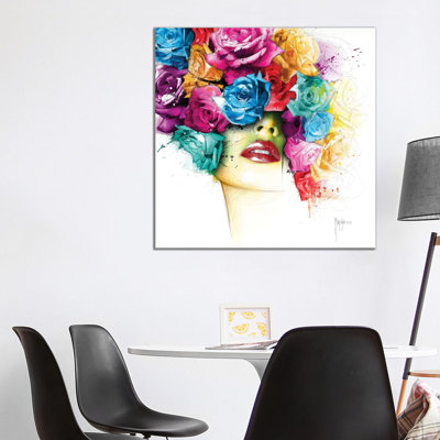 La Vie En Roses by Patrice Murciano - Wrapped Canvas Painting