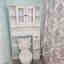 Over-Toilet Storage Cabinet, Bathroom Organizer With Adjustable Shelf & Built-In Tissue Holder