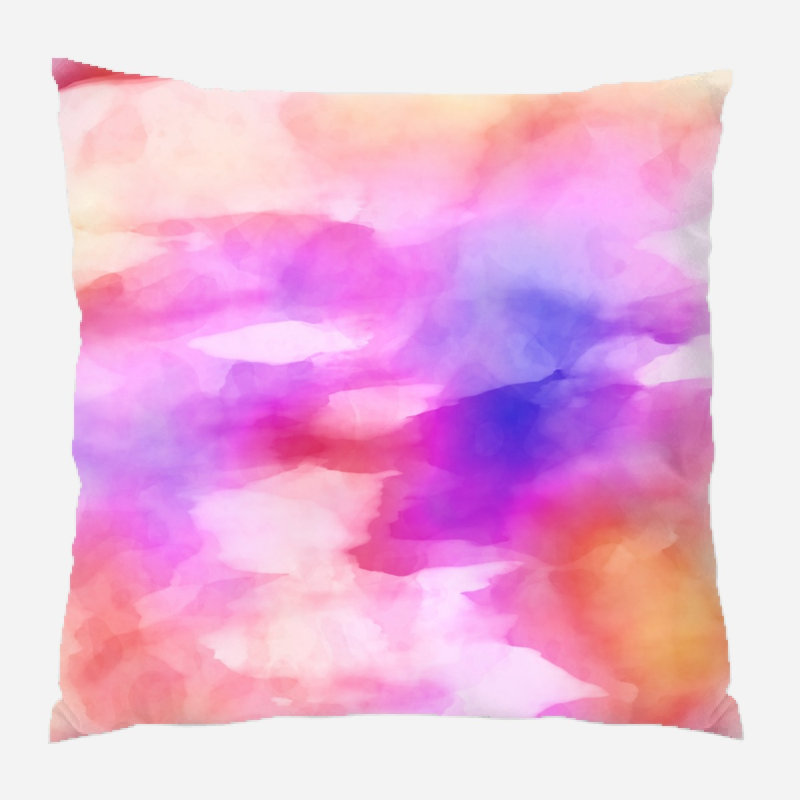 Housse et insert de coussin carré Naughton, Microsuède, Intérieur
