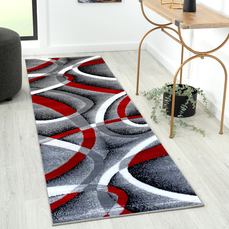 Cherine Abstract Indoor Rug, Runner 2'1" x 7'4"