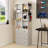 Slim Storage Cabinet with 3 Drawers and 2 Hooks