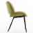 Mackensie Upholstered Dining Chairs Faux Leather Kitchen Chairs with Metal Legs-2099030739
