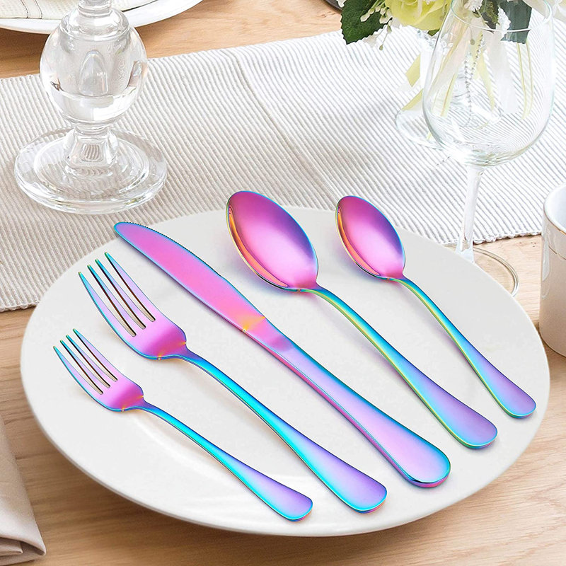 Orren Ellis Quron Stainless Steel Flatware Set - Service for 6