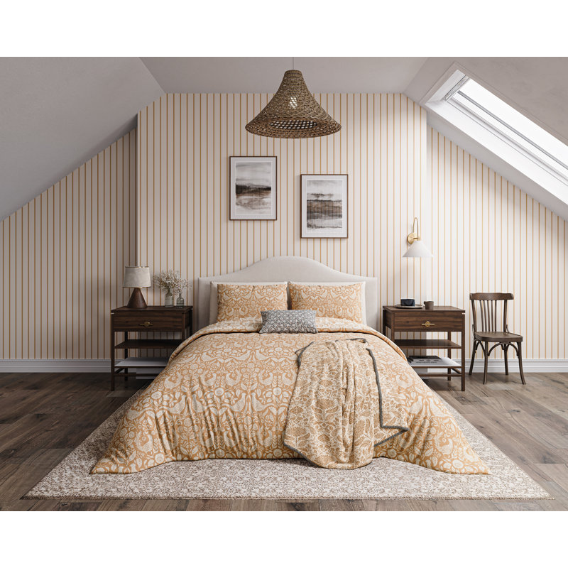 Pheasants Cover Set, Super King Duvet Cover + 2 Pillowcases