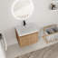  Meuble-lavabo simple mural 24 po avec plateau en résine Vowar