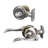 Complete Stratford Entry Lever Set with Single Cylinder Deadbolt-14651576
