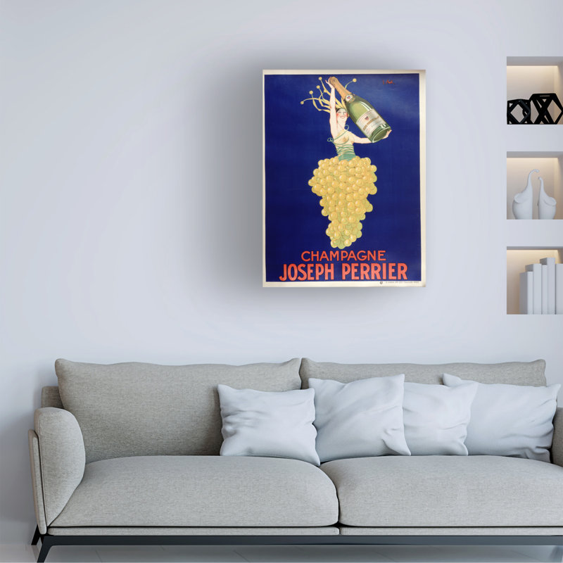 Art de toile de Marcus Jules Champagne, Joseph Perrier, H 19 po x l 14 po
