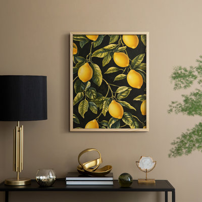 WM MORRIS Series DLXXVII Framed Print - Solid Wood