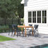Anautica 6 - Person Patio Dining Set with Rectangular Table