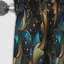 Futuriste motif cachemire fusion II - Rideau floral - Rideau occultant floral - 1 panneau-107547674
