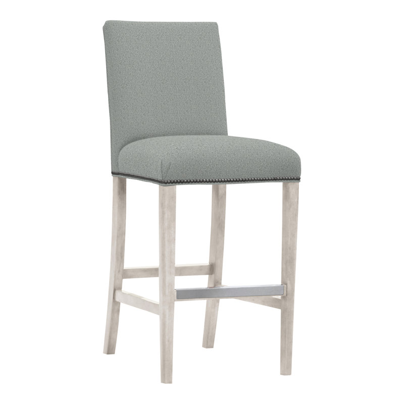 Gin Fizz Upholstered Stool with Solid Wood Frame, Yes, Perigold Improve Dune, Casa Blanca
