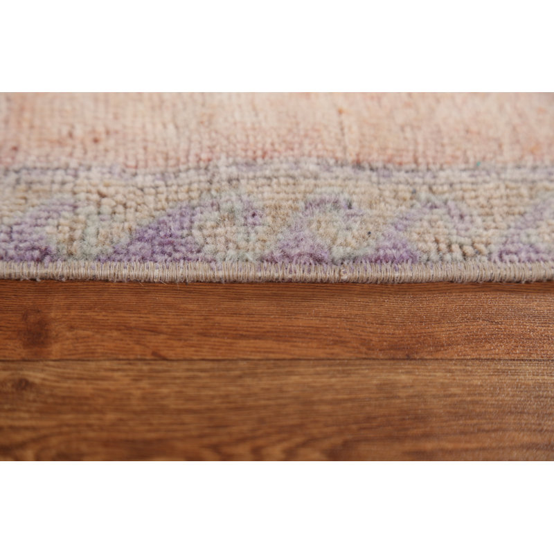 Tapis oriental Oushak à motif antique noué à la main 2 x 2