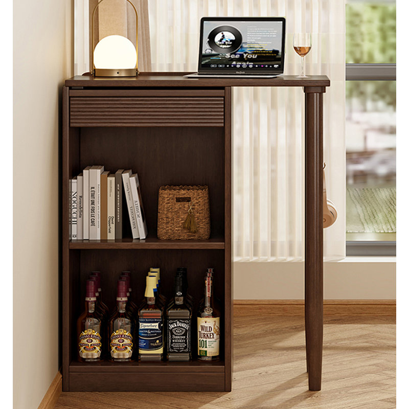 Table de bar avec rangement Nordic