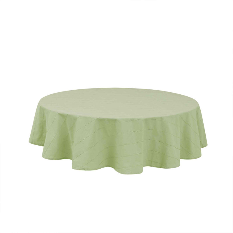 Izod Chadwick Linen 70" Round Tablecloth, Mint