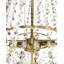 DIAMANTE 2 - Light Gold Chandelier Pendant