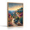 Paysage méditerranéen, art mural sur toile, ensemble de 1