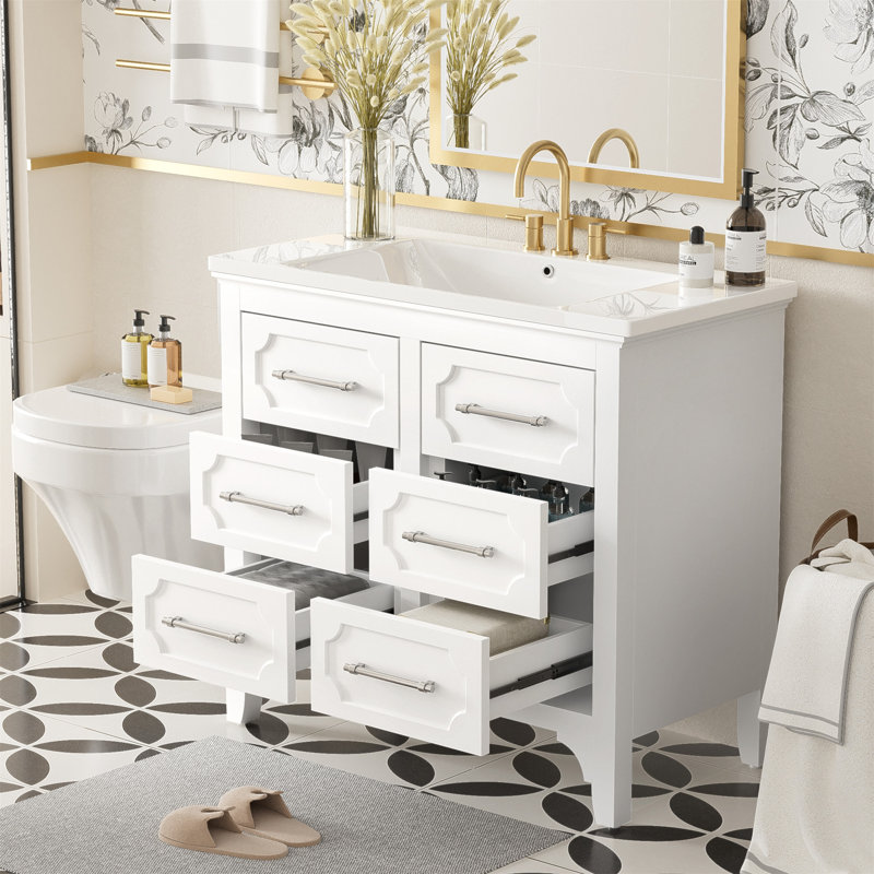 36'' Single Bathroom Vanity Base Only