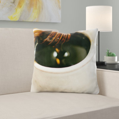 Honey Dipper Throw Pillow