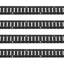 Ensemble de rail d'attache E Track, rails en acier de 5 pi, cargaison sécurisée et charges lourdes jusqu'à 2000 lb, rails Etrack robustes avec vis pour garages, fourgonnettes, remorques, attaches de moto, fixations pour VTT