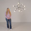 Erick 10-Light Dimmable Modern Linear Chandelier-1201727605