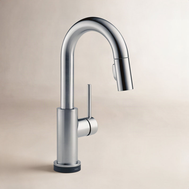 Trinsic Pull Down Touch Bar Faucet, Arctic Stainless
