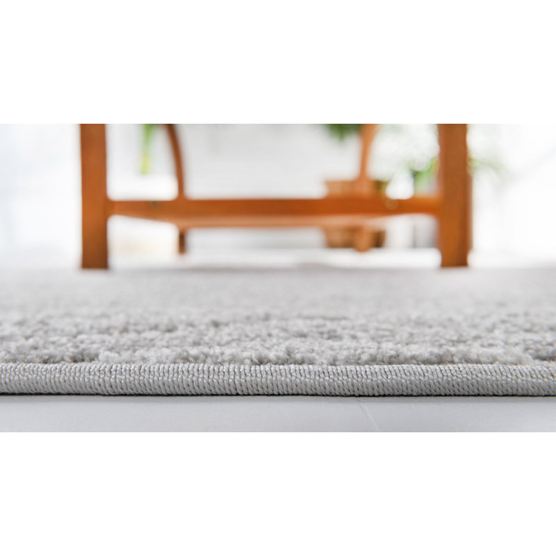 Outdoor Claudia Area Rug Silver Color, Round 8'