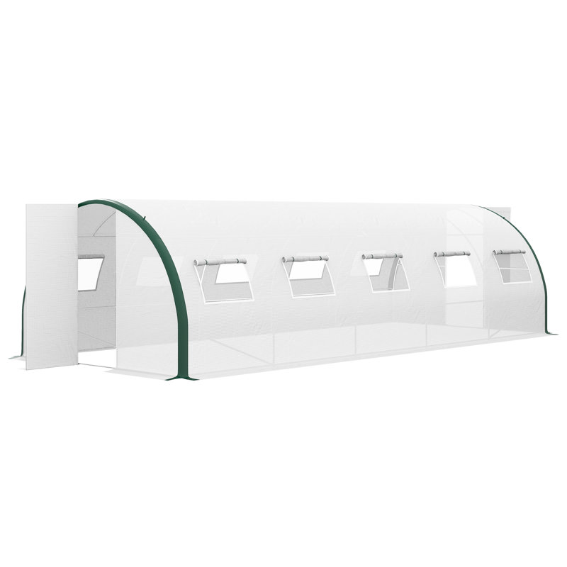 Greenhouse, White, 295.2" H x 120" W x 79.2" D