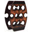Cecily Wine Bottle Rack in Brown