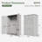 64 Cu.Ft Vertical Storage Sheds Outdoor Waterproof with Floor