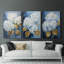 Floral Study Series XXXII - Ensemble de toiles tendues avec châssis Premium - Prêt à être accroché-223665110