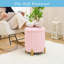 Repose-pieds rond en velours avec rangement-1554085647