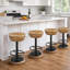 Tabouret de bar rotatif Jerrion Charm