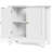 Modern 2-Doors Bathroom Under Sink Cabinet With Removable Shelf-1755295984