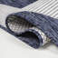 Olesia Modern Geometric Abstract Two-Tone Navy/Cream Indoor/Outdoor Rug-184243932
