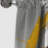 Yellow Green Abstracted Perspectives III - Abstract Curtain - Blackout Curtain - 1 Panels-499191905