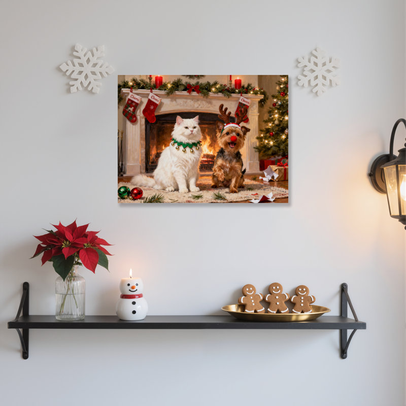 Art sur toile animaux de compagnie, H 12 po x l 18 po