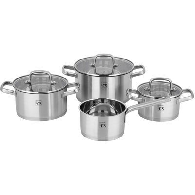 7 - Piece Stainless Steel Cookware Set