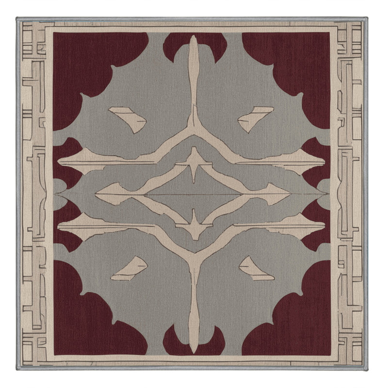 Parallel Vision Rug, Square 7'